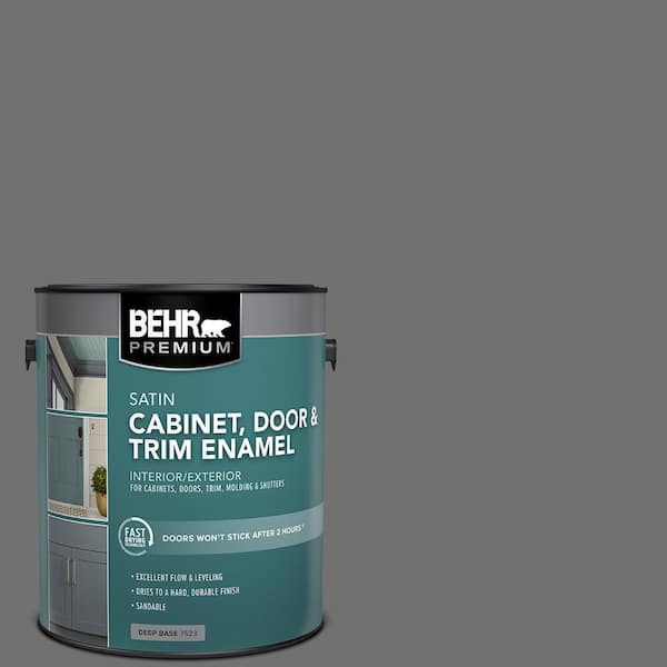 BEHR PREMIUM 1 gal. #MQ2-61 Magnet Satin Enamel Interior/Exterior Cabinet, Door & Trim Paint