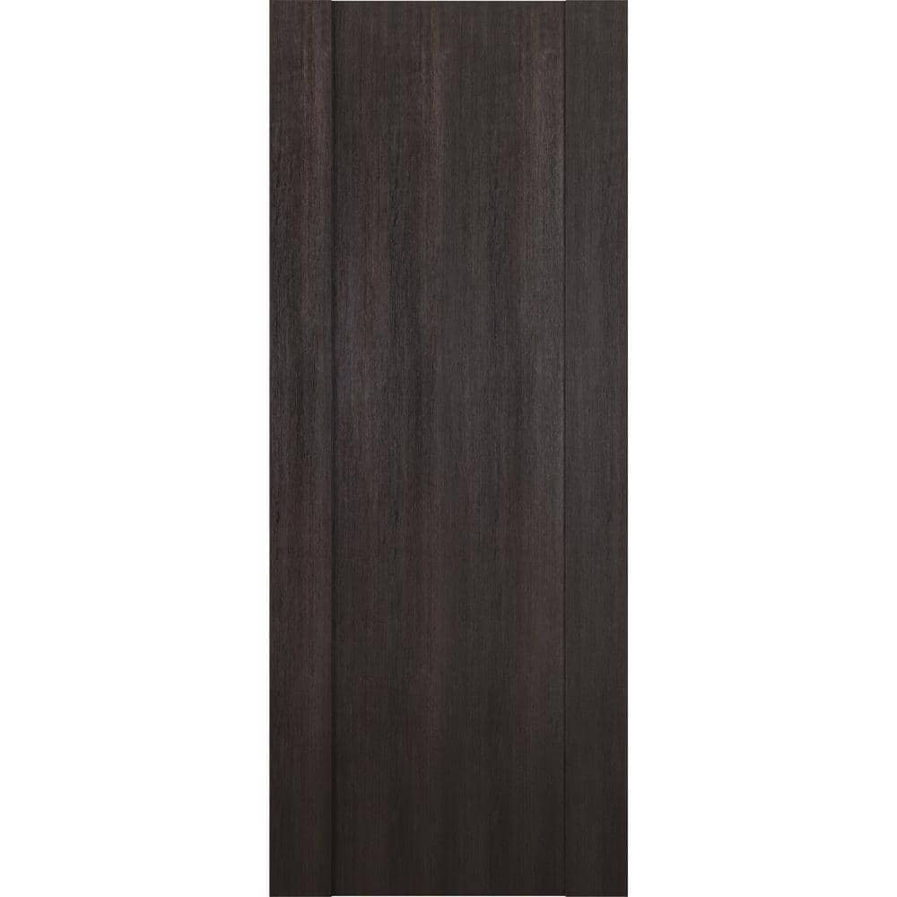 Vona 01 18 in. W x 80 in. H x 1-3/4 in. D 1-Panel Solid Core Veralinga Oak Prefinished Wood Interior Door Slab -  Belldinni, 163167