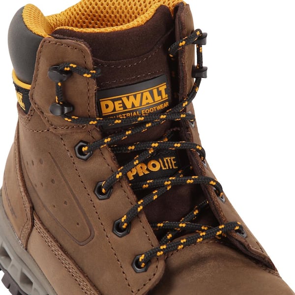 DEWALT Men s Halogen 6 Work Boots Aluminum Toe Brown Size 7