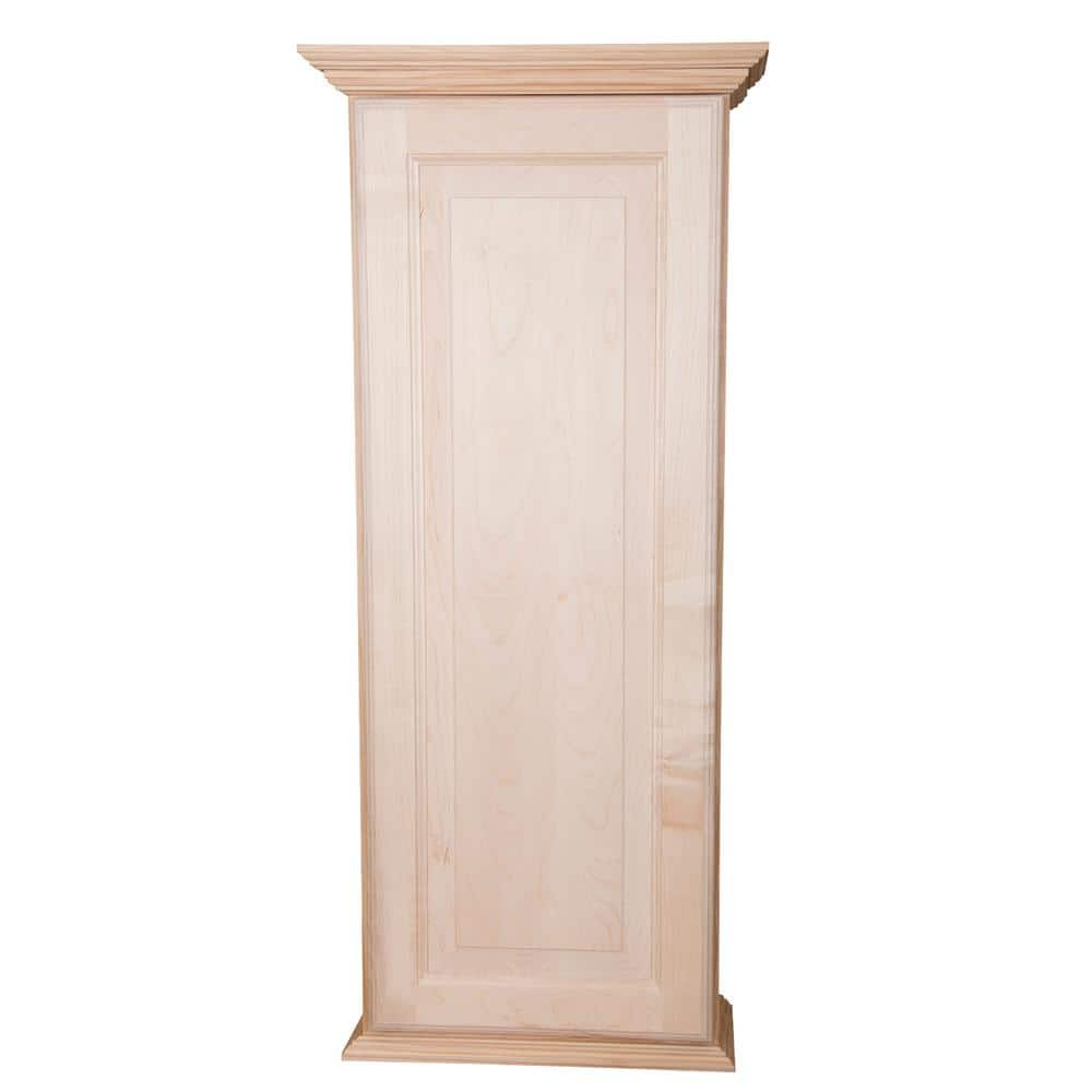 Narrow wall outlet cupboard