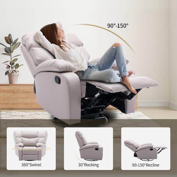 Pinksvdas Brown Vibrating, Adjustable Ergonomic Reclining Chair