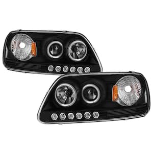Ford F150 97-03 / Expedition 97-02 1PC Projector Headlights - CCFL Halo - LED - Black