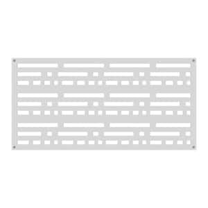 2 ft. x 4 ft. Morse White Polypropylene Decorative Screen Panel