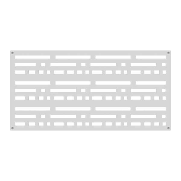 2 ft. x 4 ft. Morse White Polypropylene Decorative Screen Panel