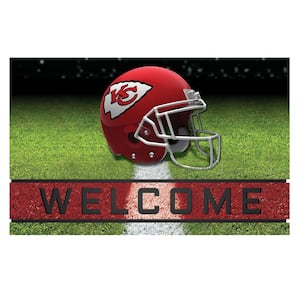 NFL - Kansas City Chiefs 18 in. x 30 in. Rubber Door Mat