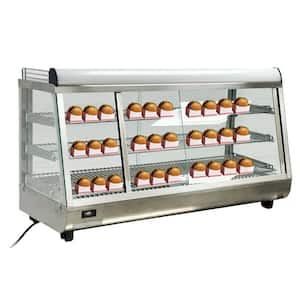 48 in. Commercial Electric Countertop Food Warmer Restaurant Buffet Server Display Cabinet with 3-Warming Trays