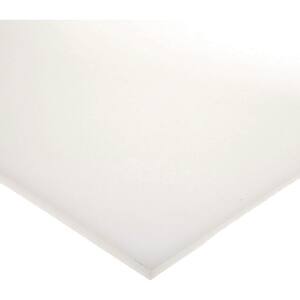 24 in. x 36 in. x .100 in. White HDPE Sheet (2-Pack)