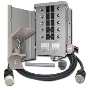 30-Amp 10-Circuits G2 Manual Transfer Switch Kit