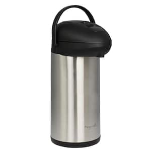 21 Cup Silver Stainless Steel Vacuum Body Pump Cap Air Pot