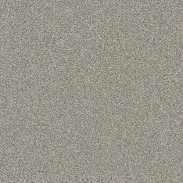 Home Decorators Collection Trendy Threads Plus II - Diamond - Gray 48 oz. SD Polyester Texture Installed Carpet
