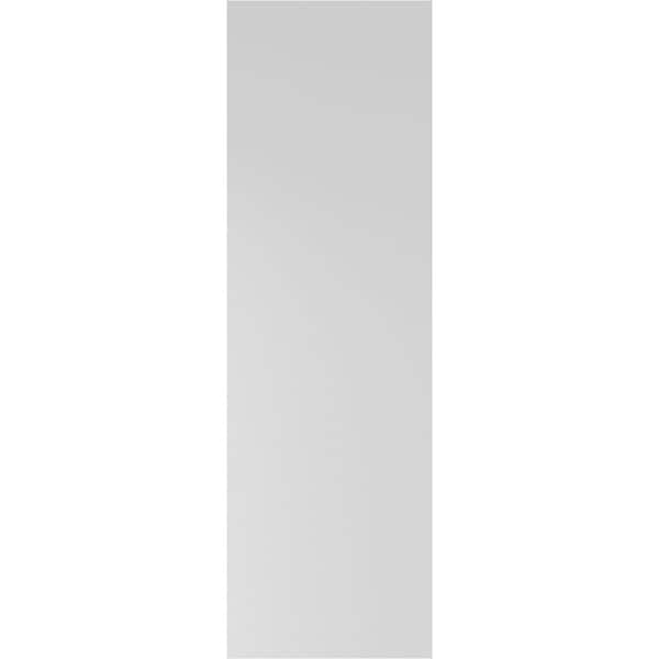Ekena Millwork 15" x 79" True Fit PVC Two Equal Raised Panel Shutters, Thermal Green (Per Pair)