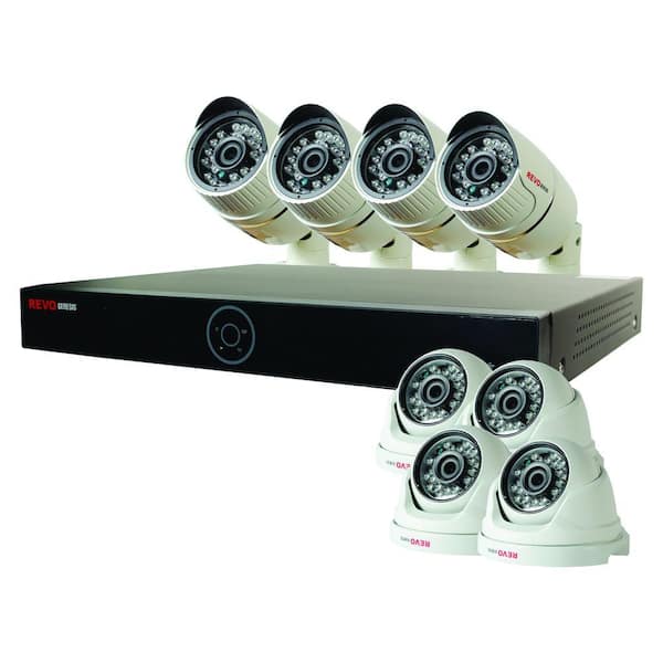 Revo Genesis HD 16-Channel 2TB NVR Surveillance System with (8) 1080p 2MP Cameras