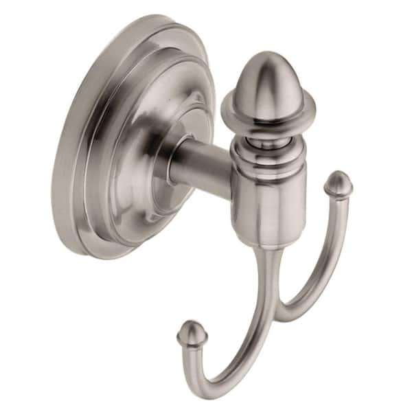 MOEN Stockton Double Robe Hook in Brushed Nickel
