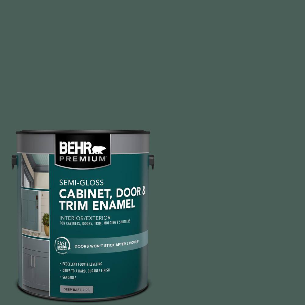 1 gal. #ICC-86 New Hunter Semi-Gloss Enamel Interior/Exterior Cabinet, Door & Trim Paint price history on PriceWatchPro
