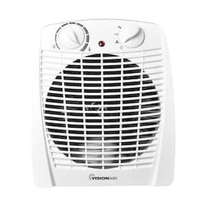 BLACK+DECKER Personal Electric Heater in White BHD101W - The Home Depot