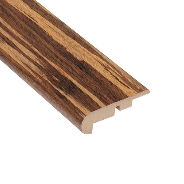HOMELEGEND Makena Bamboo 7/16 in. Thick x 2-1/4 in. Wide x 94 in. Length Laminate Stairnose Molding