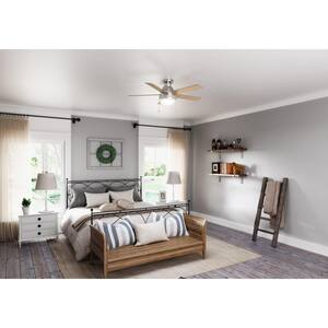 gray bedroom ceiling fan