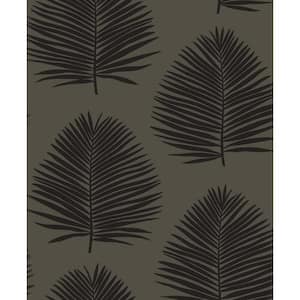 Lava Rock Island Palm Nonwoven Paper Non-Pasted Wallpaper Roll (Covers 57.5 sq. ft.)