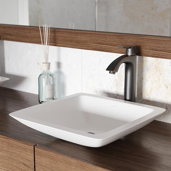 VIGO Linus Single-Handle Vessel Sink Faucet with Pop-Up Drain in 