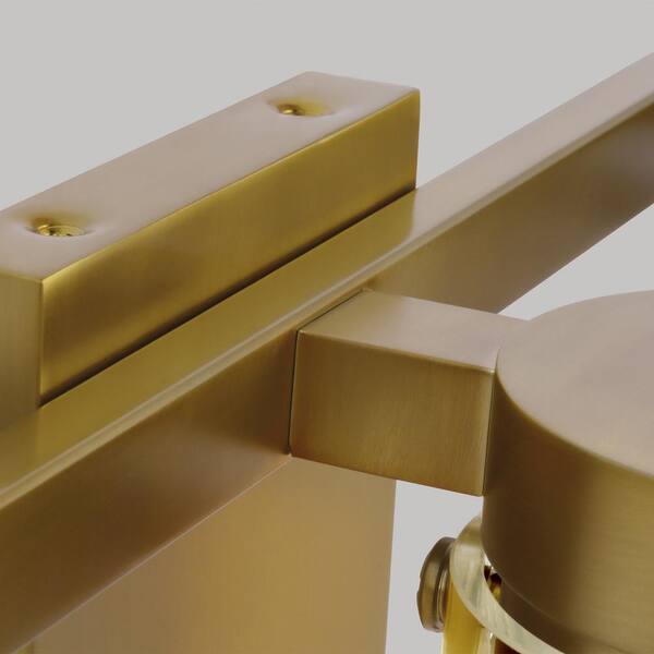 Generation Lighting - Garrett 21.125 in. 3-Light Burnished Brass Vanity Light