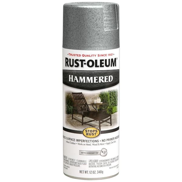 Rust-Oleum Stops Rust 12 oz. Textured Metallic Silver Protective Spray  Paint (6-Pack) 251053 - The Home Depot