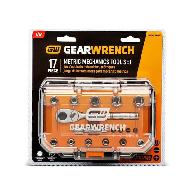 GEARWRENCH 1/4 in. Drive 72-Tooth 6-Point Metric Mechanics Tool