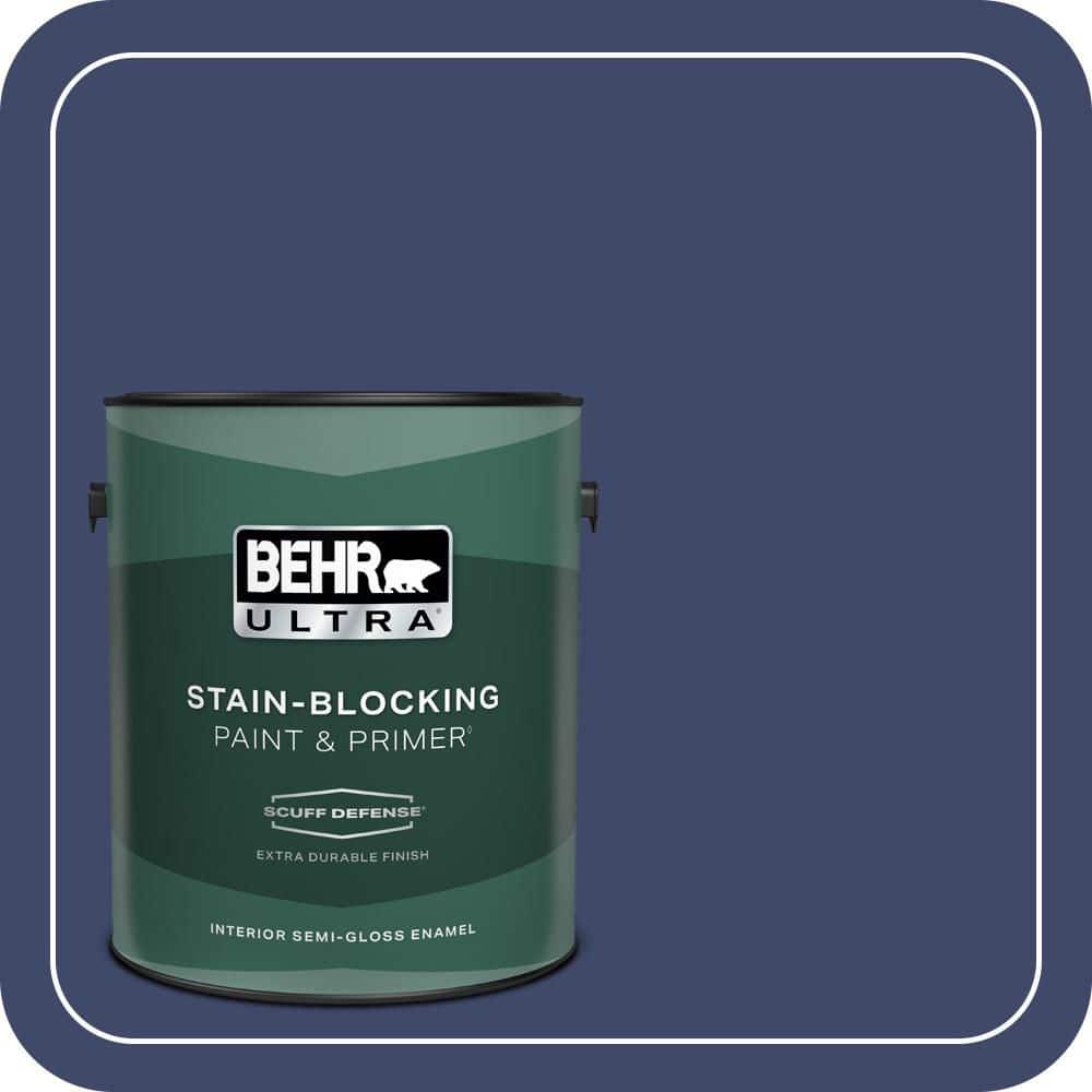 1 gal. #PPU15-01 Nobility Blue Extra Durable Semi-Gloss Enamel Interior Paint & Primer price history on PriceWatchPro
