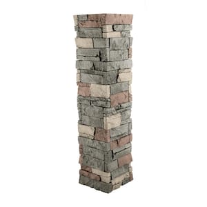 Stacked Stone 11.25 in. x 48 in. Stratford Faux Pillar Panel Siding