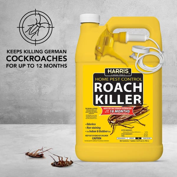 tobacco poison for roaches Harris 1 Gal. Roach Killer Spray HRS-128