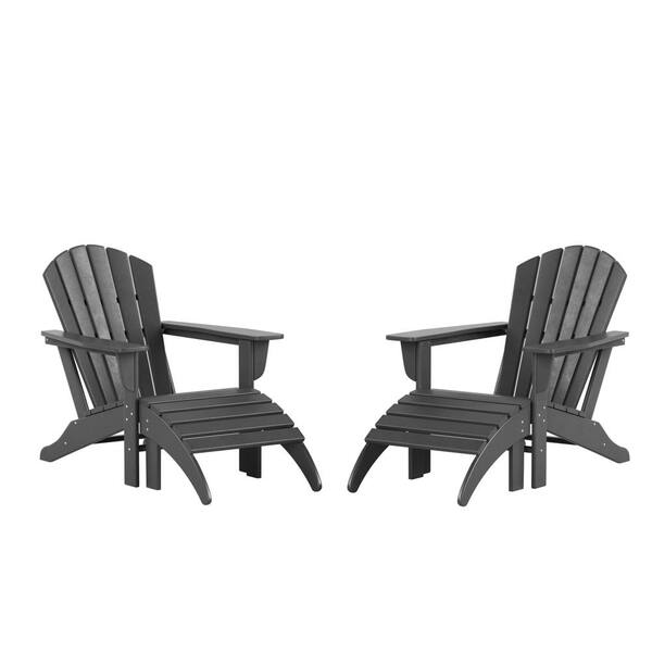 adirondack chair and ottoman set