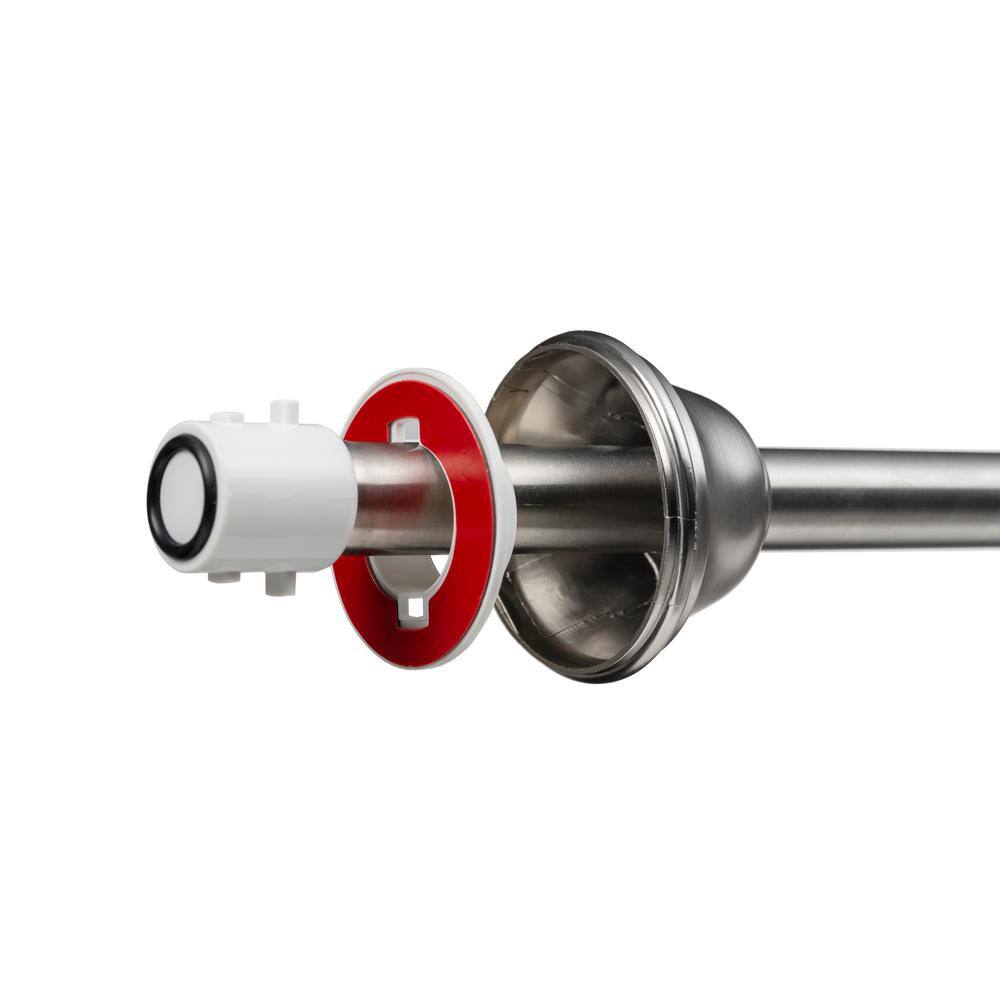 Adjustable Brushed Nickel Tension Shower Curtain Rod