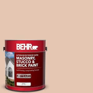 1 gal. #S230-2 Mesquite Powder Satin Interior/Exterior Masonry, Stucco and Brick Paint