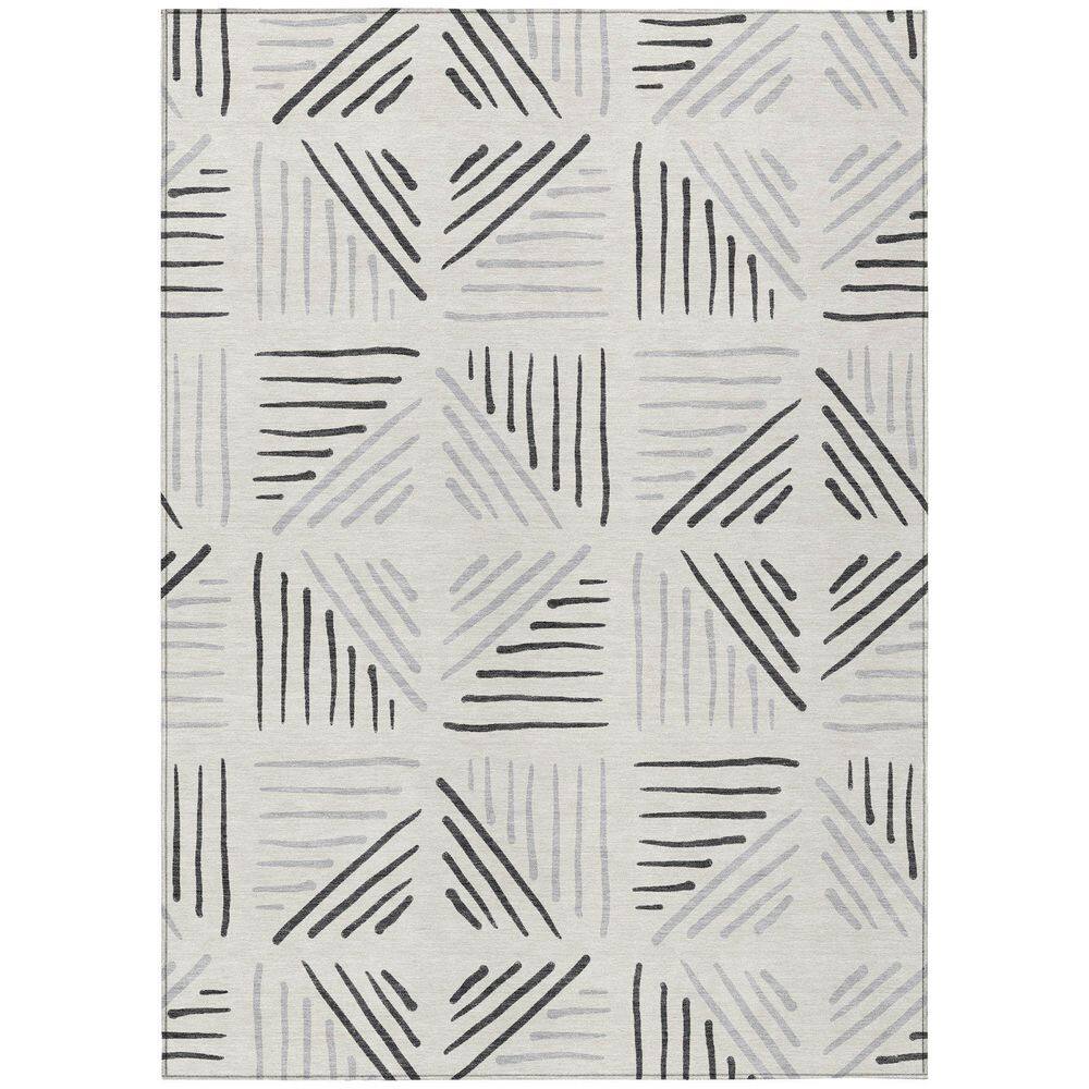 Chantille Machine Washable Indoor/Outdoor Abstract ACN2413 Ivory 3 ft. x 4 ft. Area Rug price history on PriceWatchPro