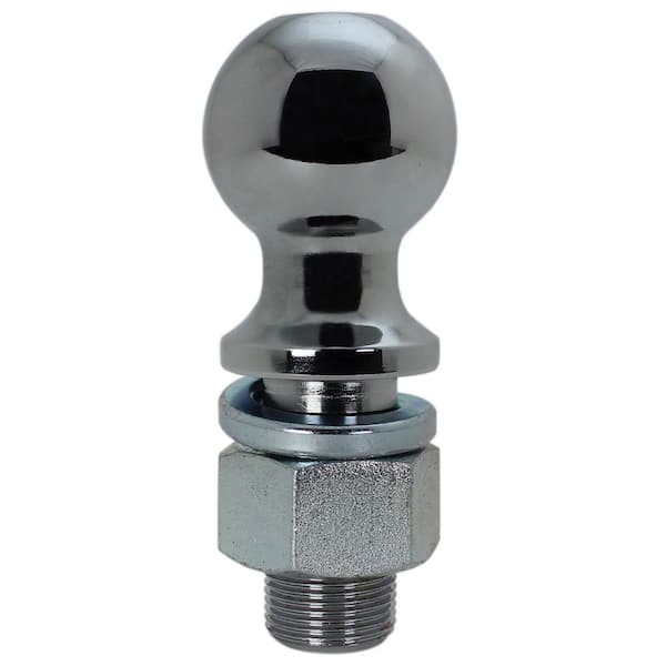 Quick Products 2-5/16 in. Chrome Hitch Ball - 1-1/4 in. Diameter x 2-1/2 in. Long Shank - 12,000 lbs.