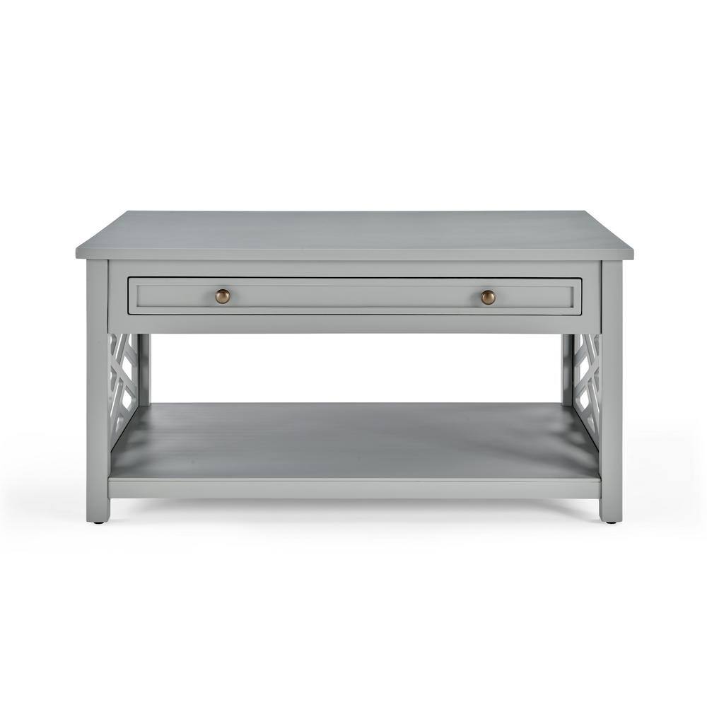 Coventry 36" Airy Open-Detail Coffee & End Tables Set of 3