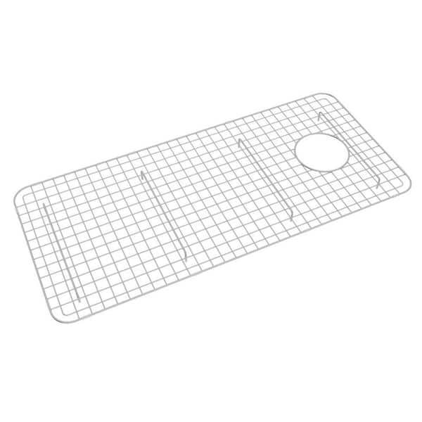 ROHL Shaker 14.5 in. L x 32.88 in. W Bottom Grid in Stainless Steel