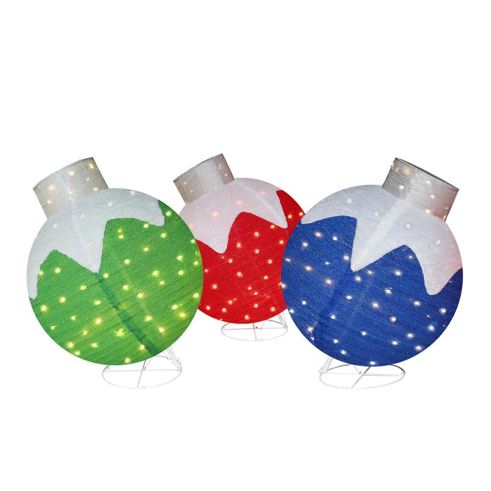 VEIKOUS 35 in. Pop-Up Ornament Outdoor Christmas Holiday