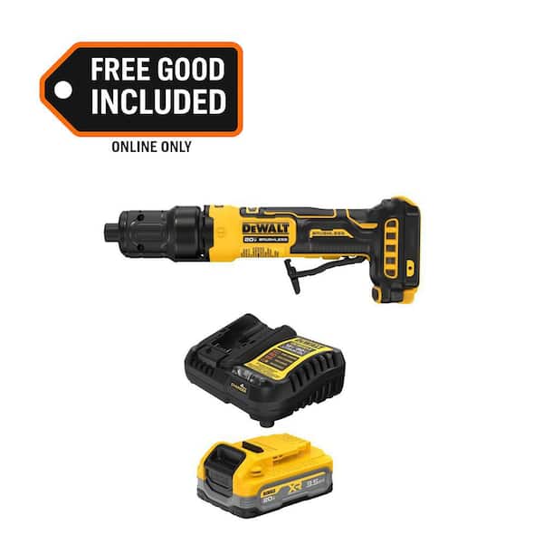 ATOMIC 20 V MAX Lithium-Ion Cordless Die Grinder with Paddle Switch with 20 V MAX XR Power Stack 3.5 Ah Battery, Charger