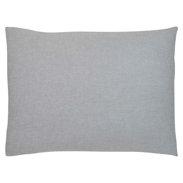 ED-Ellen DeGeneres Dream 1-Piece Blue Solid Linen Standard Sham