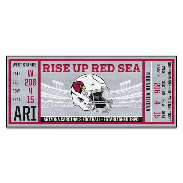 Fan Mats NFL Arizona Cardinals Ticket Runner