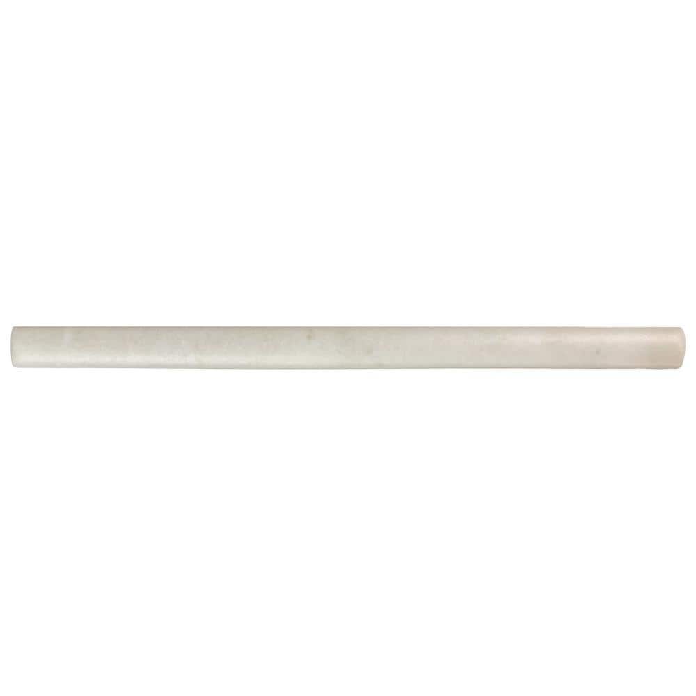Coco Demi-Bullnose Matte Canvas Beige 1/2 in. x 7-7/8 in. Matte Ceramic Wall Tile Trim price history on PriceWatchPro