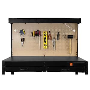 48 in. Workbench with Power Outlets and Light
