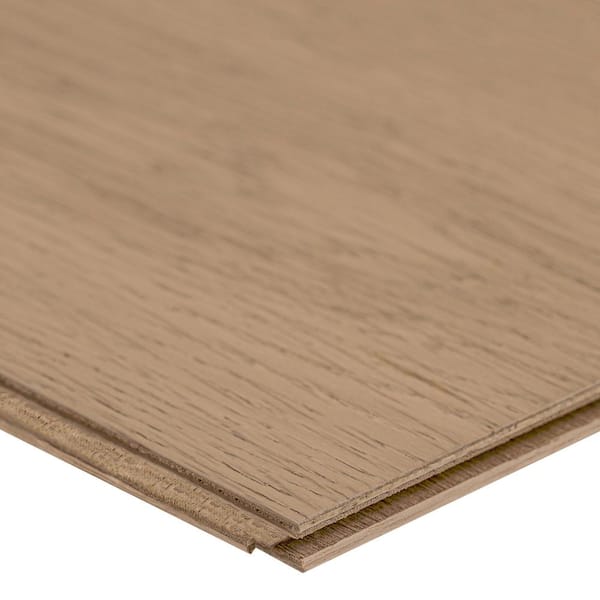 MSI Sandy Shores White Oak 3/8 in. T x 7in. W Tongue and Groove Engineered Hardwood Flooring (23.37 sq. ft./case)