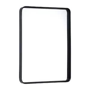 30 in. W x 40 in. H Black Wall Mounted Mirror