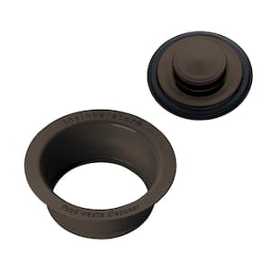 Garbage Disposal 4.5 in. Sink Flange and Sink Stopper for Disposals in Oil Rubbed Bronze