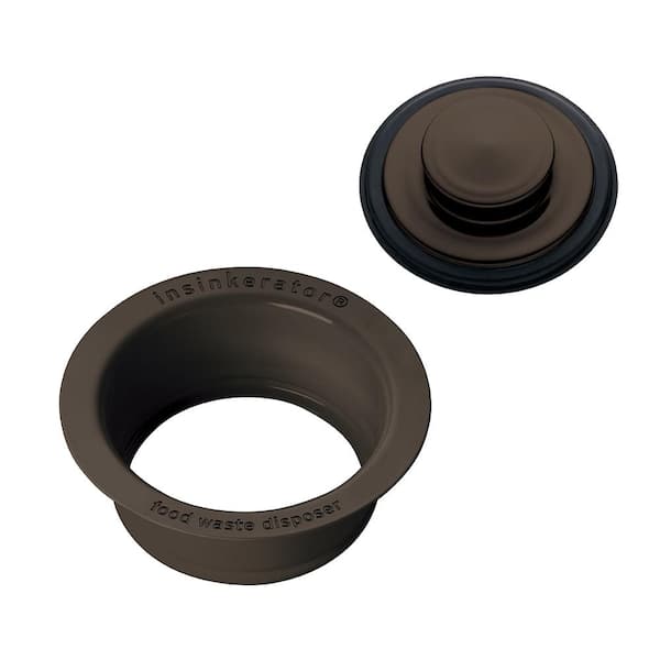 InSinkErator Kitchen Sink Flange & Sink Stopper for InSinkErator Garbage Disposals in Oil Rubbed Bronze