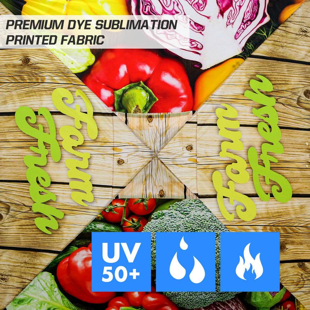 Eagle Peak 10x10 Vegetable Print Pop-Up Canopy Tent