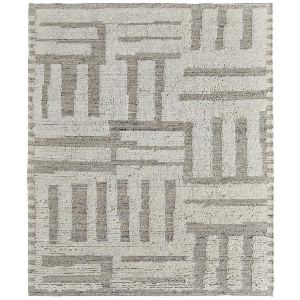 4 ft. x 6 ft. Gray, Ivory Geometric Area Rug price history on PriceWatchPro