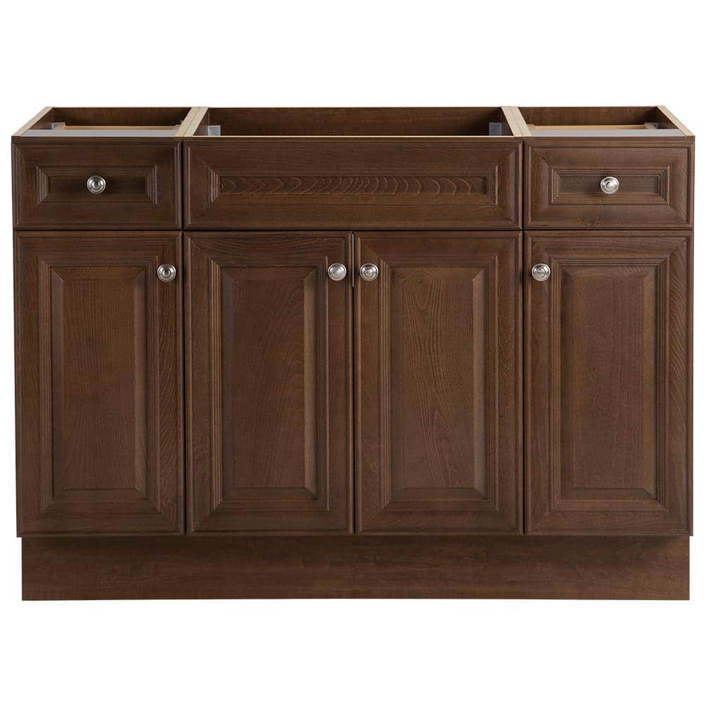 Glacier Bay Glensford 48 in. W x 22 in. D x 34 in. H Bath Vanity