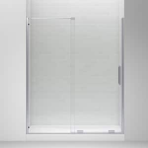 Echelon 56-60 in. W x 72 in in. H Sliding Frameless Shower Door in Bright Polished Silver